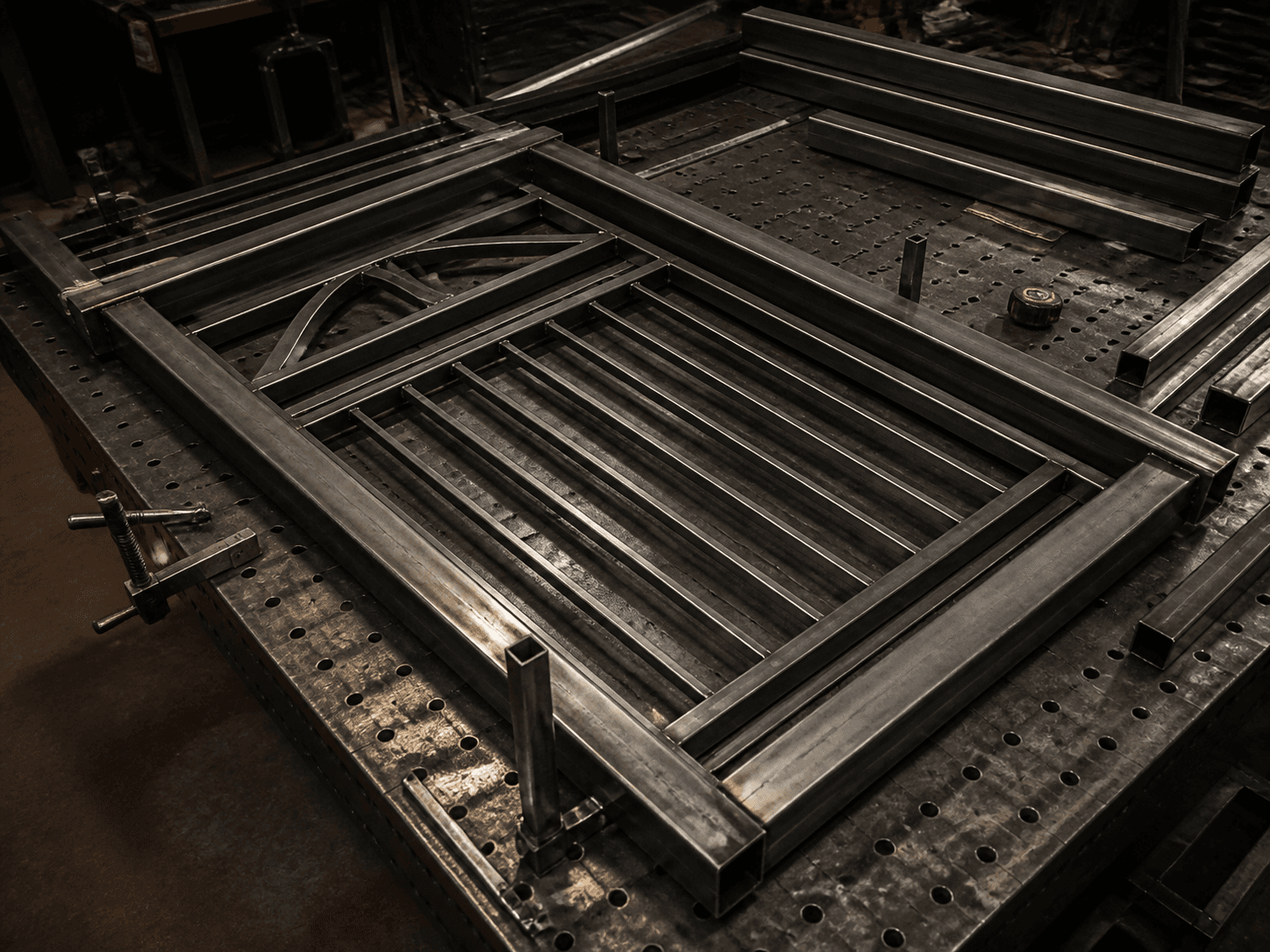Custom Gate Frame project by Graythorn Welding & Fabrication